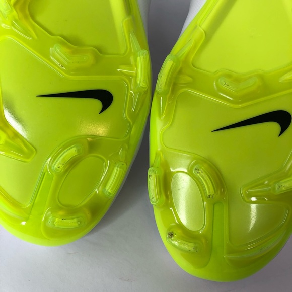 Nike Men's Rare Mercurial Vapor X FG 648553 170 White Yellow Cleats Size 10.5 - Picture 9 of 11